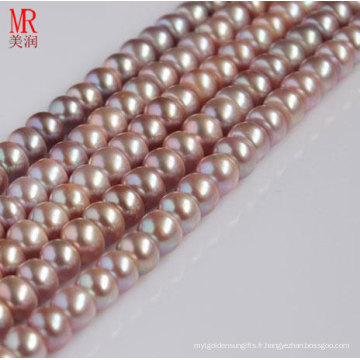 10-11mm Lavender Original Water Pearl Pearl Strand